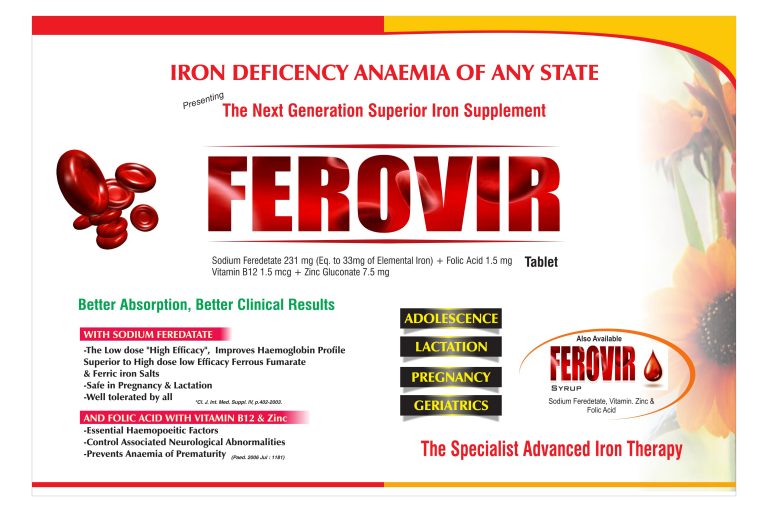 Iron Tablets for Anemia and Pregnancy Ferovir