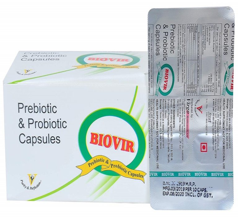 Prebiotic & ProBiotic Capsules for Intestine Immunity Shop BioVir Prebiotic & ProBiotic Capsules for Intestine Immunity Shop BioVir